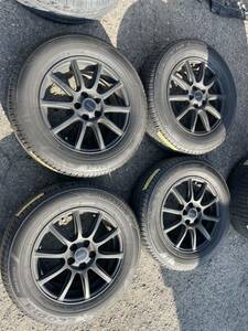 ECO　FORME　15インチ 15×6J　オフ45　PCD100　5穴 195/65R15 zvw50 zvw51 zvw55 プリウス 50プリウス アルミホイールセット