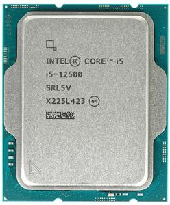 Intel Core i5-12500 SRL5V 6 cores 12 threads 65 W TDP 3 GHz 4.6 GHz Socket 1700