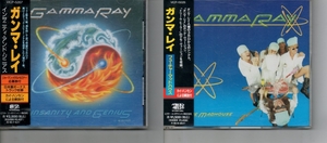 【2枚セット】ガンマレイ/Gamma Ray◆Insanity And Genius/Future Madhouse/国内盤帯付き/+ボートラ/Helloween