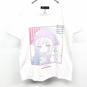 【新品】arma bianca Tシャツ SHAMAN KING シャーマンキング アイアンメイデンジャンヌ lette-graph 丸首 半袖 綿100% M 白 レディース