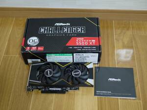 ASRock　RADEON　RX5500XT　4GB　OC EDITION　中古