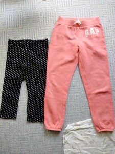 2枚セット スパッツ　gap kids ズボン　スウェット　ピンク　130