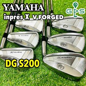 名器　ヤマハ　インプレス　Vフォージド　マッスルバック　アイアンセット　YAMAHA inpresX 2013 DG 遠藤製作所