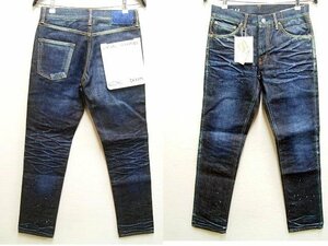 即決[W30]未使用品 visvim 20SS SOCIAL SCULPTURE DENIM 04NW 04 NON-WASHED スリム ペンキ加工 デニム 0120105005011 パンツ■2415