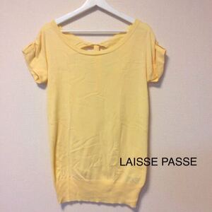 【LAISSE PASSE レッセパッセ】カットソー M