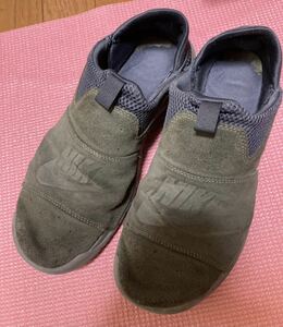 16年 完売モデル　nike BENASSI SLIP ベナッシ SLP オリーブ スエード 27cm サンダル