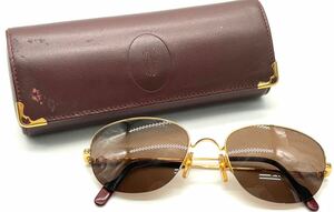 【カルティエ・Cartier】サングラス GOLD/BROWN Cartier PARIS 145 / 57 20 / 1406964 sunglasses