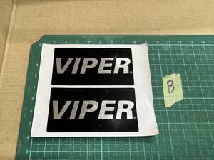 VIPER　バイパー　オートセキュリティシステム　セキュリティ　ステッカー　2セット　B