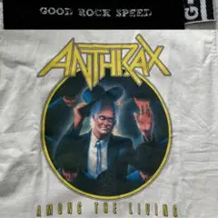 美品anthrax tシャツgood rock speed