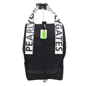 【1円】【新品】PEARLY GATES パーリーゲイツ 2024年モデル NEXT1 シューズケース ブラック系 FR [240101185232]