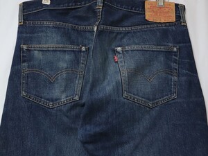 自然な良い色落ち! LEVI’S 501XX 501-0003 W36 バレンシア工場 97年製 1955年モデル USA製 ボタン裏555 デニムパンツ 検索 ビンテージ