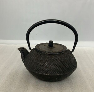 A1207→南部鉄器　鉄瓶 急須 茶道具 鉄器 茶器 中古