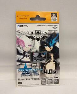 新品 国内正規品 ブラック★ロックシューター THE GAME Memory Stick PRO Duo 4GB for PSP