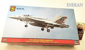 ◇0 ハセガワ【1/72 VFA-87 ゴールデンウォリアーズ》F/A-18E スーパーホーネット・ワッペン付き】