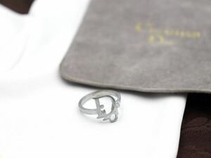 【希少】Christian Dior 指輪 ロゴ クリスチャン ディオール ヴィンテージ アクセサリー レディース 結婚式 レア C23