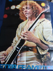 〇 ピーター・フランプトン / ベイ・シティ・ローラーズ ポスター The Music ザ・ミュージック 1977年10月号付録 / Peter Frampton