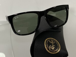 Ray-Ban　 サングラス　ジャスティン　ブラック　マットブラックレンズ　専用ケース付