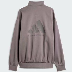 ★アディダス ADIDAS 定価14300円 新品 メンズ バスケットボール 裏起毛 スウェット ハーフジップ シャツ [IW1627-2XL] 二 零★QWER