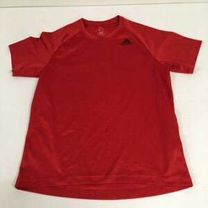 送料無料★adidas アディダス★半袖Tシャツ　トップス★Mサイズ★赤#60603sj114