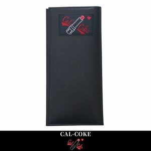 長財布 メンズ レディース リップ タグ財布 ブラック CAL-COKE ロカビリーファッション