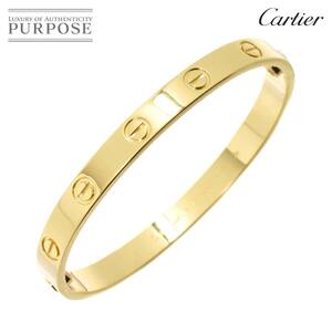 カルティエ Cartier ラブ ブレス #16 K18 YG イエローゴールド 750 ブレスレット バングル Love Bracelet 90228240