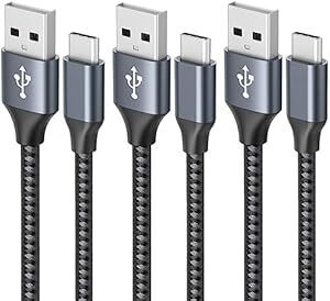 USB Type C ケーブル 【3本セット 1m/1m/2m】3A 急速充電 cタイプ QuickCharge3.0対応 高速デ