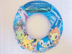 ②ポケモン 浮き輪60cm 空気ビニール 空ビ うきわ ピカチュウ ポケットモンスター inflatable Pokemon PoolToys SwimRing Pikachu