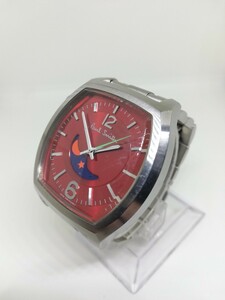 【稼働品】Paul Smith ポールスミス 6186-T008003 ムーンフェイズ メンズクォーツ腕時計