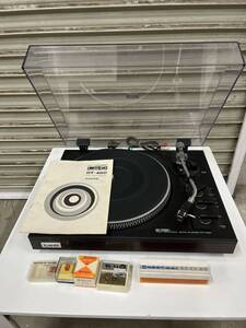 中古 日立 UNI TORQUE HT-460 レコードプレーヤー ダイレクトドライブ ターンテーブル 引取歓迎 茨城県常陸大宮市 1109あら1 D2 120