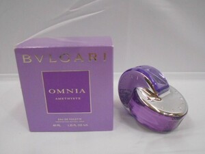 57 送60サ 0604$D17 BVLGARI ブルガリ OMNIA AMETHYSTE アメジスト 40ml 香水残量8割ほど　中古品