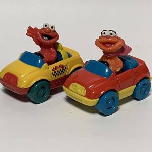 【Vintage】TYCO セサミストリート ダイキャスト カー ミニカー タクシー エルモ ゾーイ PVC フィギュア Elmo Zoe Sesame Street 90’s 