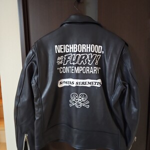 未使用！NEIGHBORHOOD×Schott ダブルライダースジャケット 42