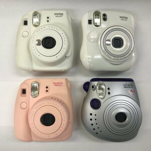 ジャンク FUJIFILM 富士フィルム instax mini チェキ 4台セット まとめて インスタントカメラ 動作未確認 現状品 カメラ/904