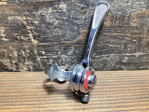 昭和レトロ【 SUNTOUR SHIFT LEVER 】 サンツアー 鉄製 シフトレバー シングル 28.6mm 中古品 検) Vintage 当時物 ランドナー キャンピング