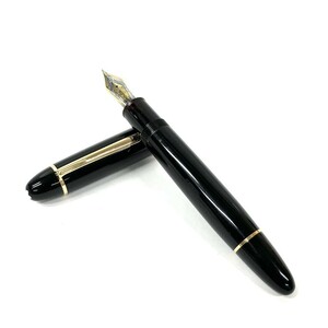 仙105 MONTBLANC MEISTERSTUCK NO.149 万年筆 ペン先 18K 750 4810 M ブラック系 モンブラン マイスターシュテック 18金 中字 文房具