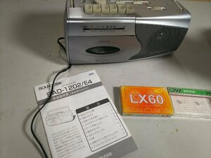 ★SOUNDLOOK モノラルラジカセ SAD-1202/E4 中古品 #05Z2551b24