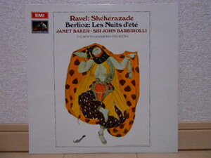 英HMV ASD-2444 バルビローリ ラヴェル シェヘラザード ベルリオーズ 夏の夜 オリジナル盤