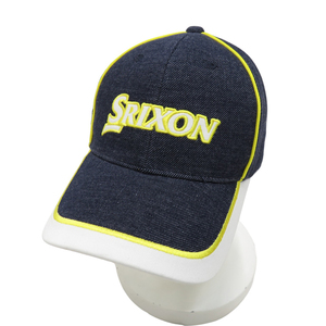 【新品】SRIXON スリクソン キャップ ネイビー系 フリー [240101165853] ゴルフウェア