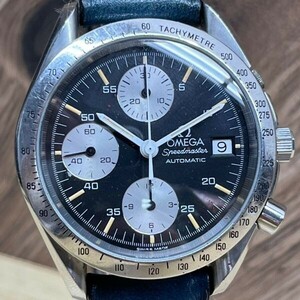 A006-I57-1073 ◎ OMEGA オメガ Speedmaster スピードマスター 腕時計 アルベールビル 1992 自動巻き メンズ クロノグラフ デイト