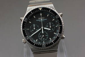 SEIKO セイコー Speedmaster スピードマスター 7A28-7040 Chronograph Qz クォーツ メンズ 腕時計 #12058R