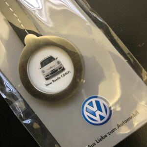 未使用★Volkswagen ビートル キーホルダー キーリング VW フォルクスワーゲン ノベルティー 純正 非売品★