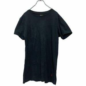 Polo Ralph Lauren 半袖 ロゴ Tシャツ M ブラック 黒 ポロラルフローレン 刺繍ロゴ 古着卸 アメリカ仕入 a503-7244