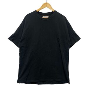 NONNATIVE ノンネイティブ NN-C4229 CLERK S/S TEE COTTON PIQUE OVERDYED 鹿の子生地 半袖Ｔシャツ ブラック サイズ4 正規品 / B4492