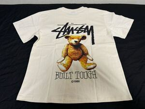 ステューシー Tシャツ STUSSY BUILT TOUGH 半袖 L クリーム