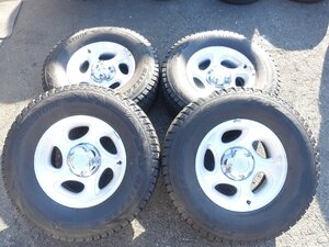 002-34　FORD純正　アルミホイール　16×7J　スタッドレスタイヤ　265/70R16　4本