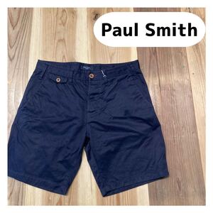 Paul Smith JEANS ポールスミス ジーンズ ショーツ ハーフパンツ ショートパンツ ネイビー 大きいサイズ サイズXL 玉mc1747