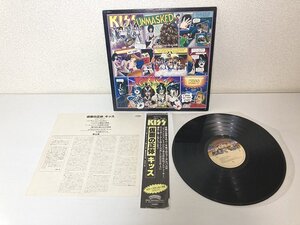 送料無料 ■ LP 帯付 KISS UNMASKED 仮面の正体 キッス レコード 25S-3