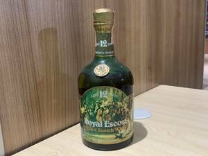 【未開栓|古酒】 希少★ROYAL ESCORT 12年 ロイヤル エスコート ブレンデッド ウイスキー 紙封 4/5 QUART 約760ｍｌ 86.8 PROOF 約43％