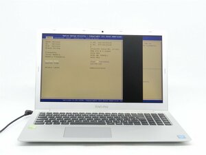 IIYAMA　ノートパソコン　TU252H　Core4世代i7　4GB　 BIOSまで表示　表示不良　　詳細不明　ジャンク品　送料無料