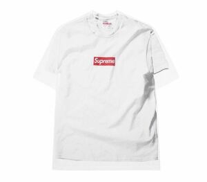 【Mサイズ】Supreme MM6 Maison Margiela Box Logo Tee White シュプリーム MM6メゾンマルジェラ ボックス ロゴ Tシャツ ホワイト